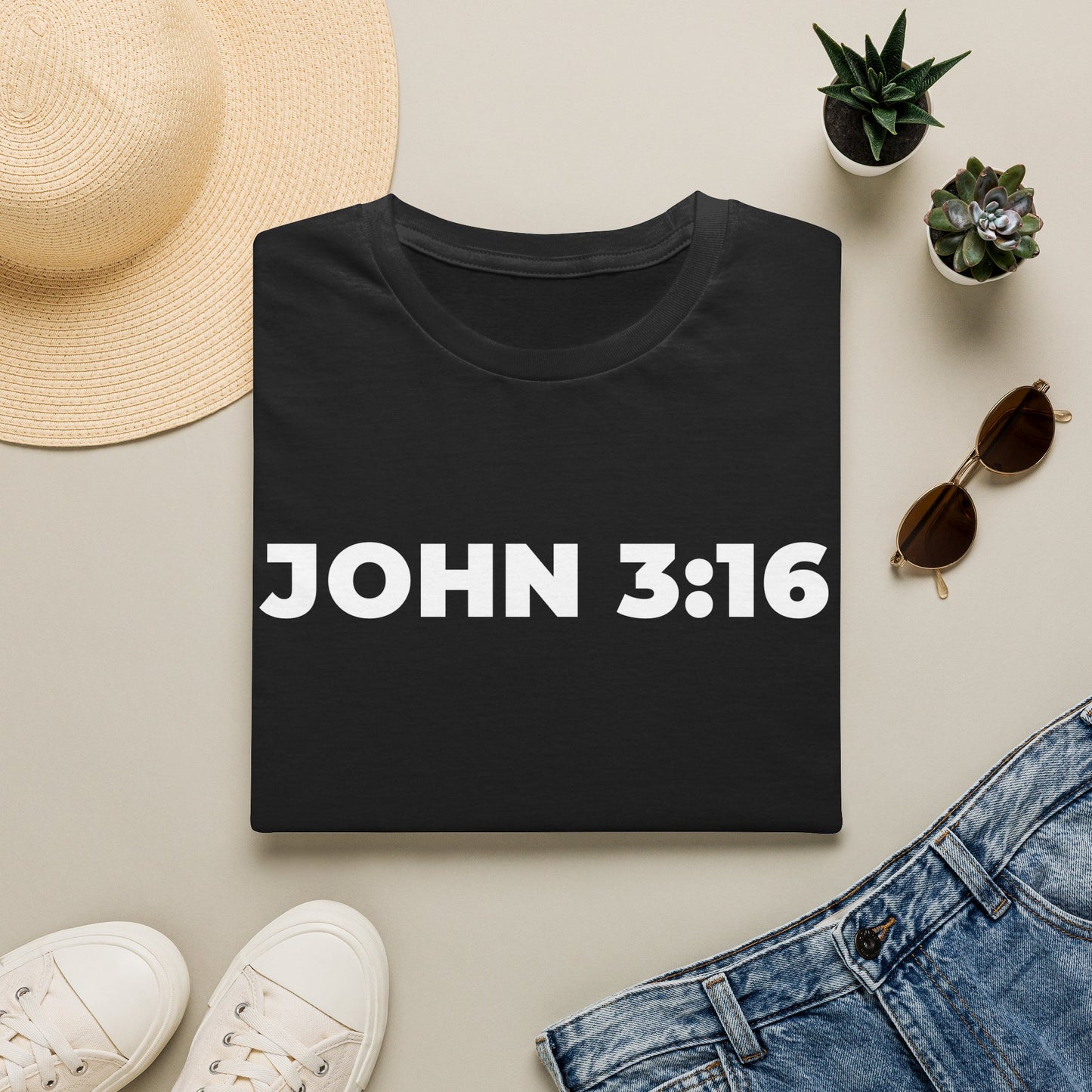 JOHN 3:16 Inspirational Christian T-Shirt