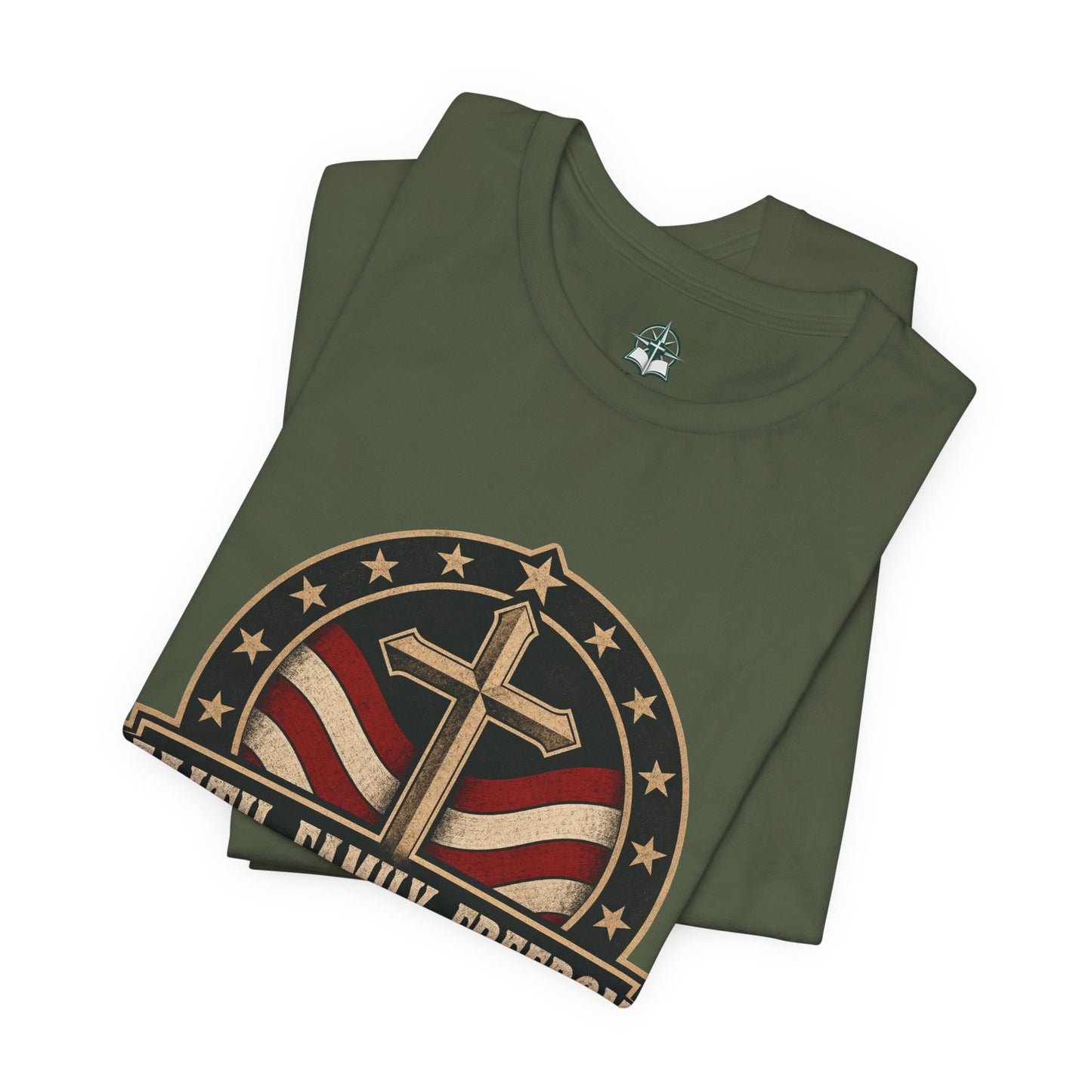 Faith Family Freedom - Patriotic Christian T-Shirt