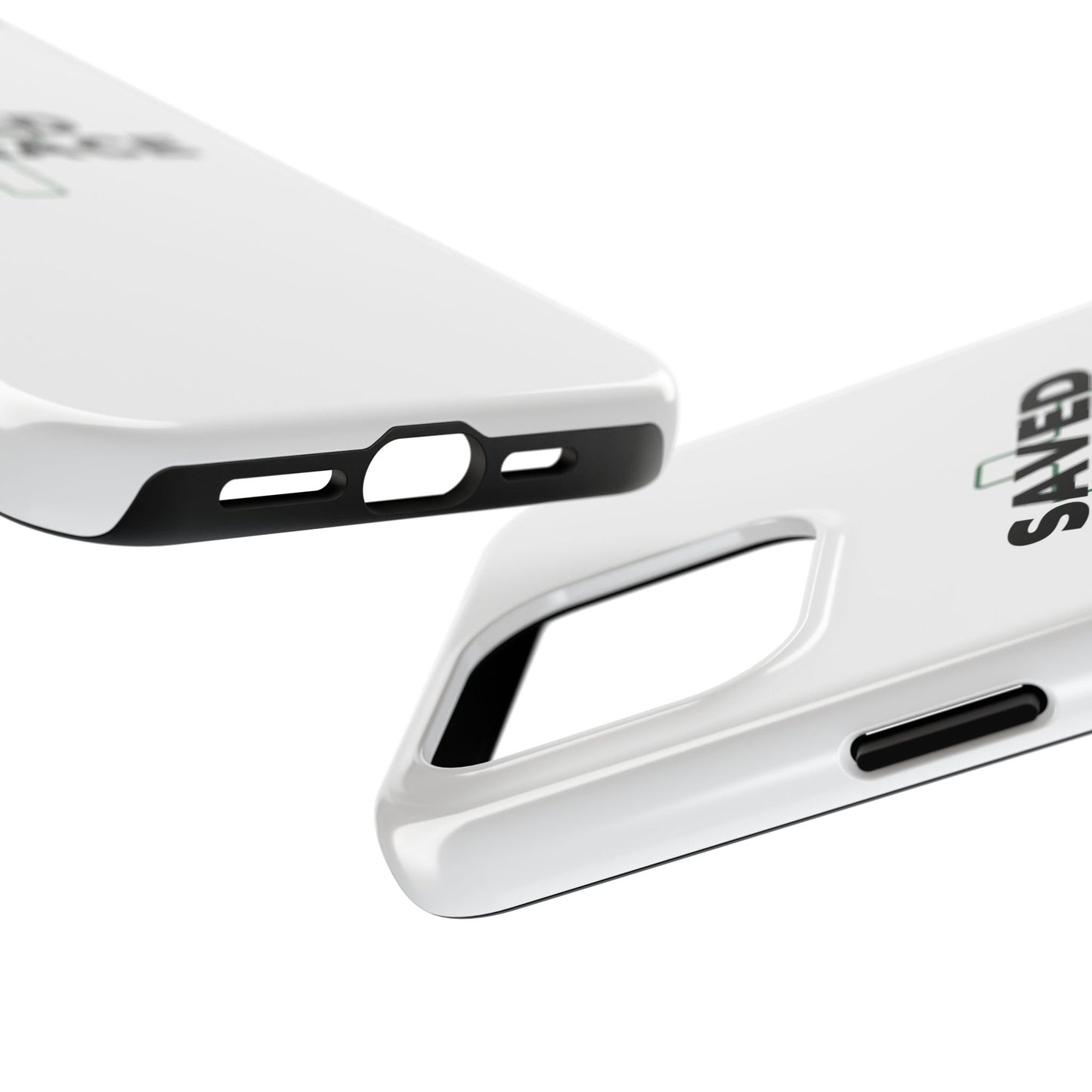 Saved By Grace Tough Phone Case — Christian Cross Protective Phone Cover