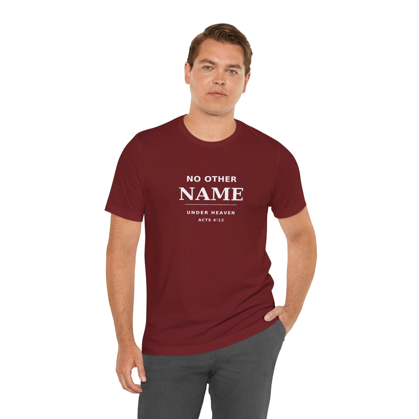 No Other Name Under Heaven — Christian T-Shirt (Acts 4:12)