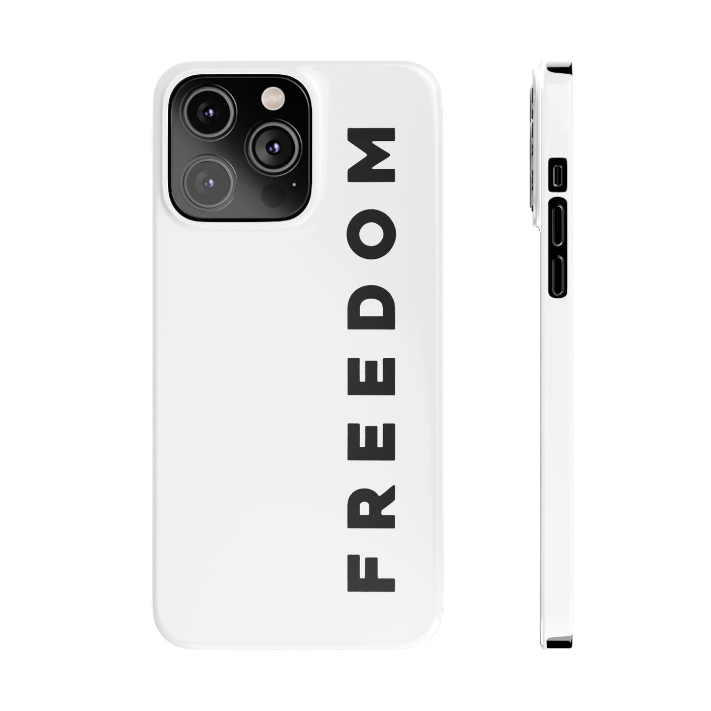 FREEDOM Slim Phone Case | Honoring Charlie Kirk