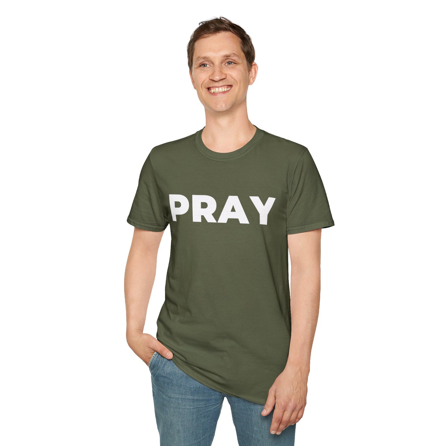 "PRAY" Inspirational Christian T-Shirt