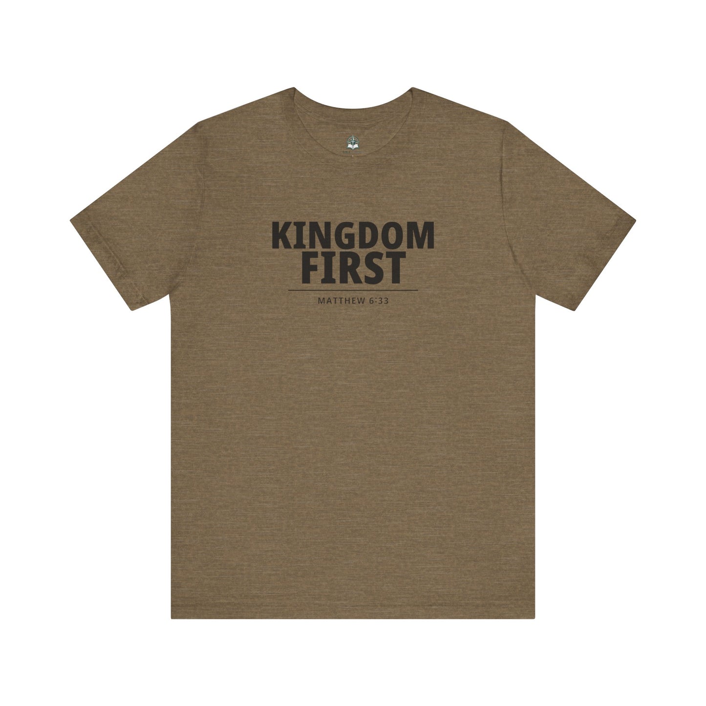 Kingdom First T‑Shirt — Matthew 6:33 Inspirational Christian Tee