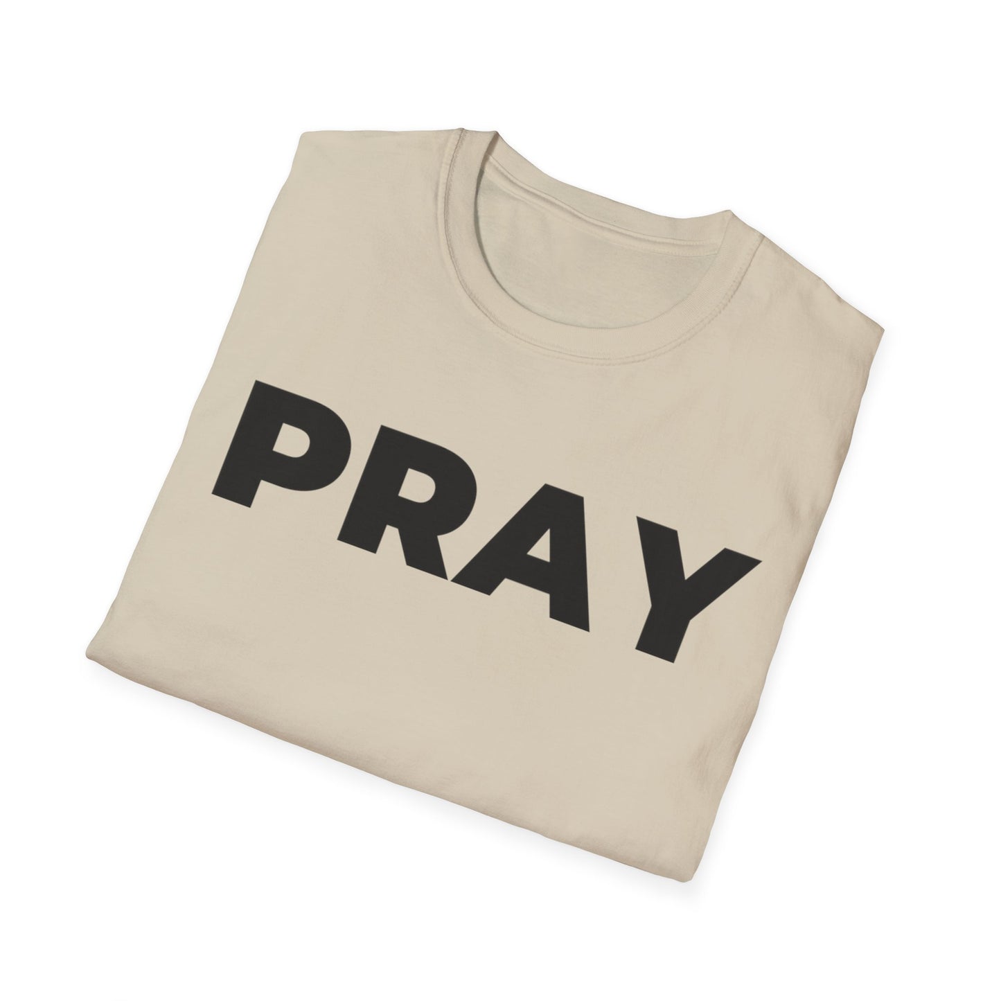 "PRAY" Christian T-Shirt - Bible Compass