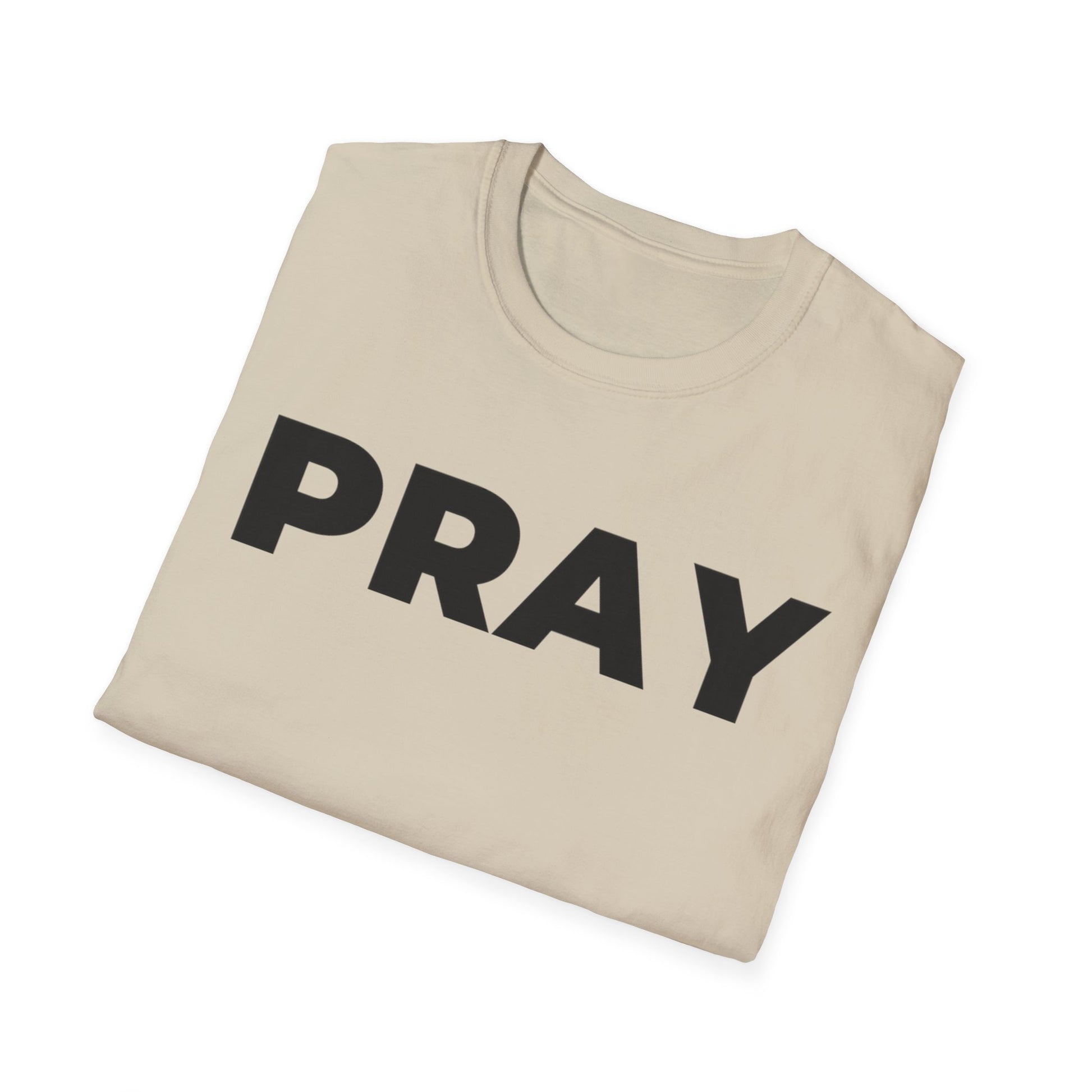 "PRAY" Christian T-Shirt - Bible Compass