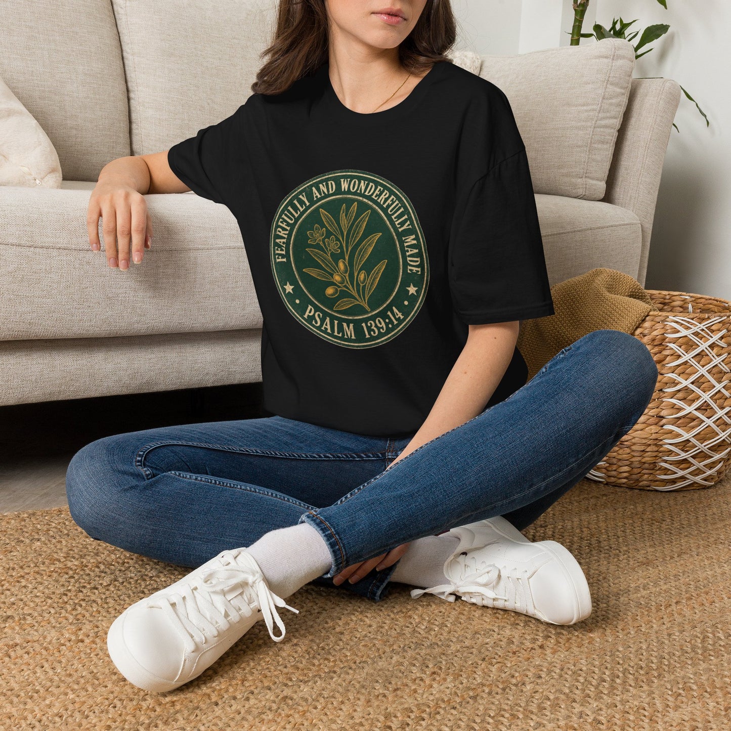 Fearfully & Wonderfully Made T-Shirt - Psalm 139:14 | Bible Compass