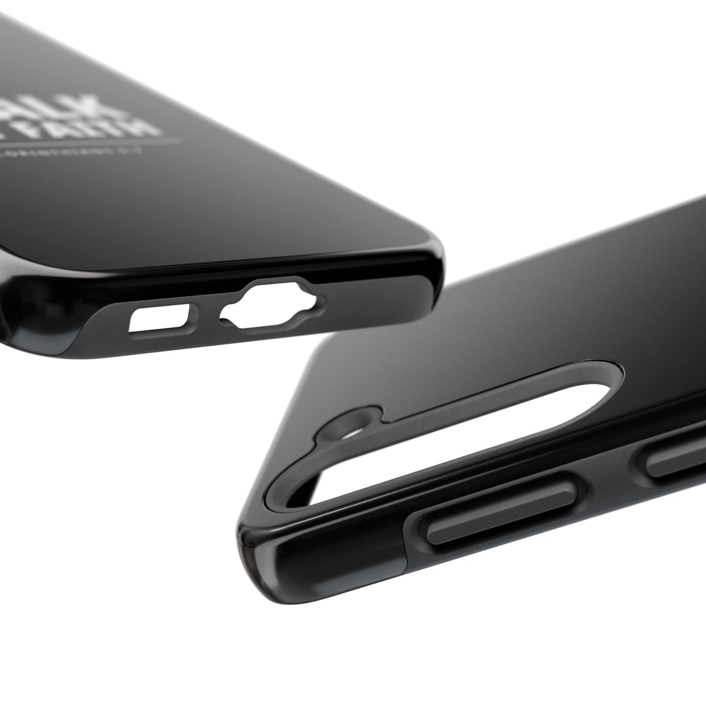 Walk by Faith Tough Phone Case — 2 Corinthians 5:7 Christian Phone Cover