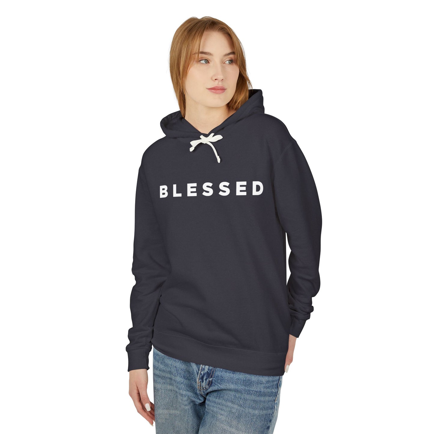 BLESSED Christian Hoodie | Lightweight Hooded Sweatshirt