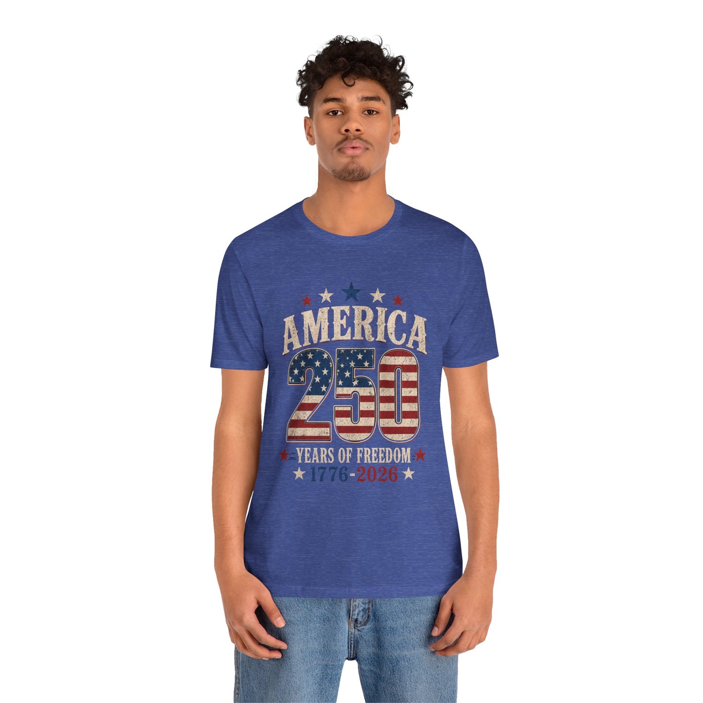 America 250 Patriotic T-Shirt - Independence Day