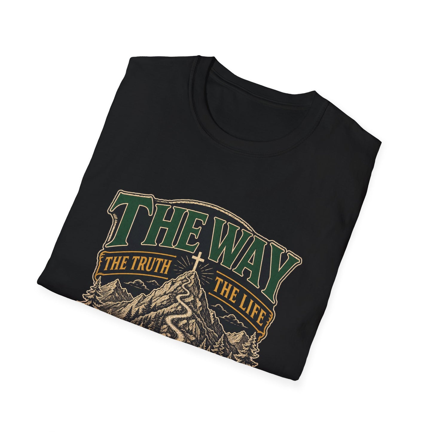 The Way The Truth The Life T-Shirt - John 14:6 | Bible Compass
