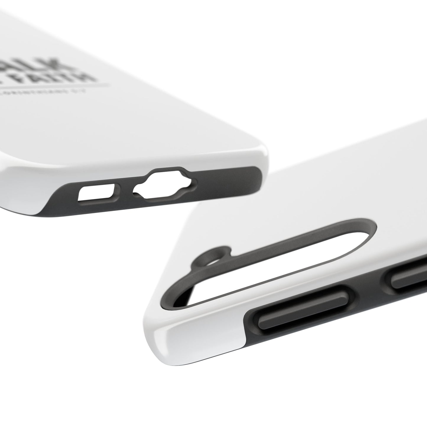 Walk by Faith Tough Phone Case — 2 Corinthians 5:7 Christian Phone Cover