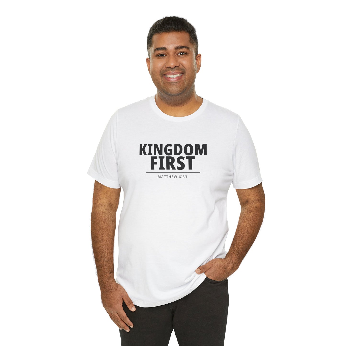 Kingdom First T‑Shirt — Matthew 6:33 Inspirational Christian Tee